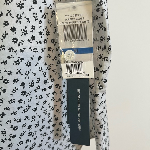 Court and Rowe Black and White Floral Sleeveless Blouse NWT - Picture 7 of 9